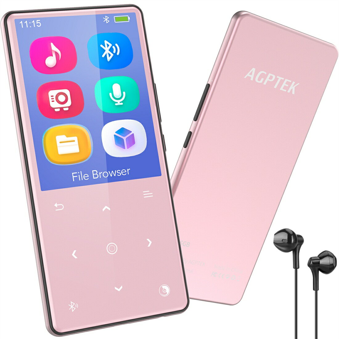 楽天市場】AGPTEK MP3プレーヤー ピンク MH9SRG | 価格比較 - 商品価格ナビ