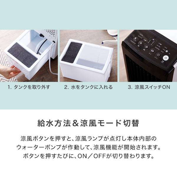 楽天市場】boltz ボックス型 冷風扇 ホワイト/ブラック e199