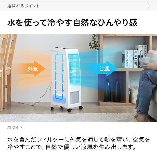 冷風機 スリムデザイン ホワイト tsu7231-0.jpg