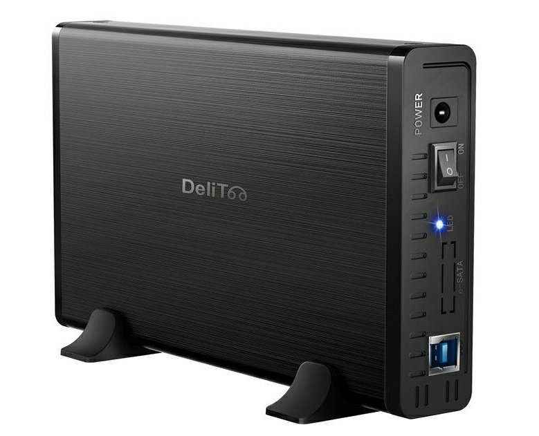 楽天市場】DeliToo USB3.0 HDDアルミケース 3.5インチ 6TB