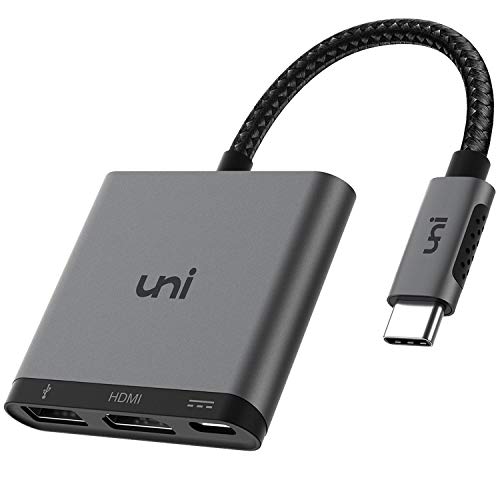 楽天市場 Uni Usb C Hdmi Macbook 変換アダプター 3 In 1 スペースグレー 価格比較 商品価格ナビ