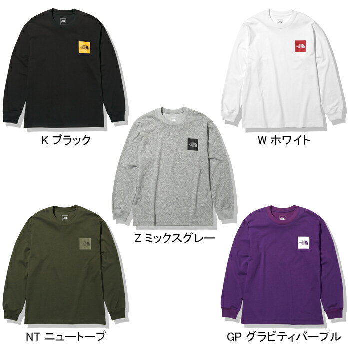 楽天市場】ゴールドウイン THE NORTH FACE ザ・ノース・フェイス ロングスリーブ スクエア ロゴ ティー メンズ L ブラック2 K2  NT82136 | 価格比較 - 商品価格ナビ