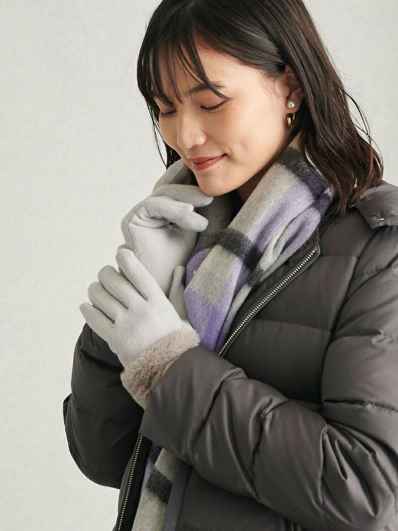 【楽天市場】フェイクファー キリカエジャージー グローブ 手袋 -タッチパネル対応- | 価格比較 - 商品価格ナビ