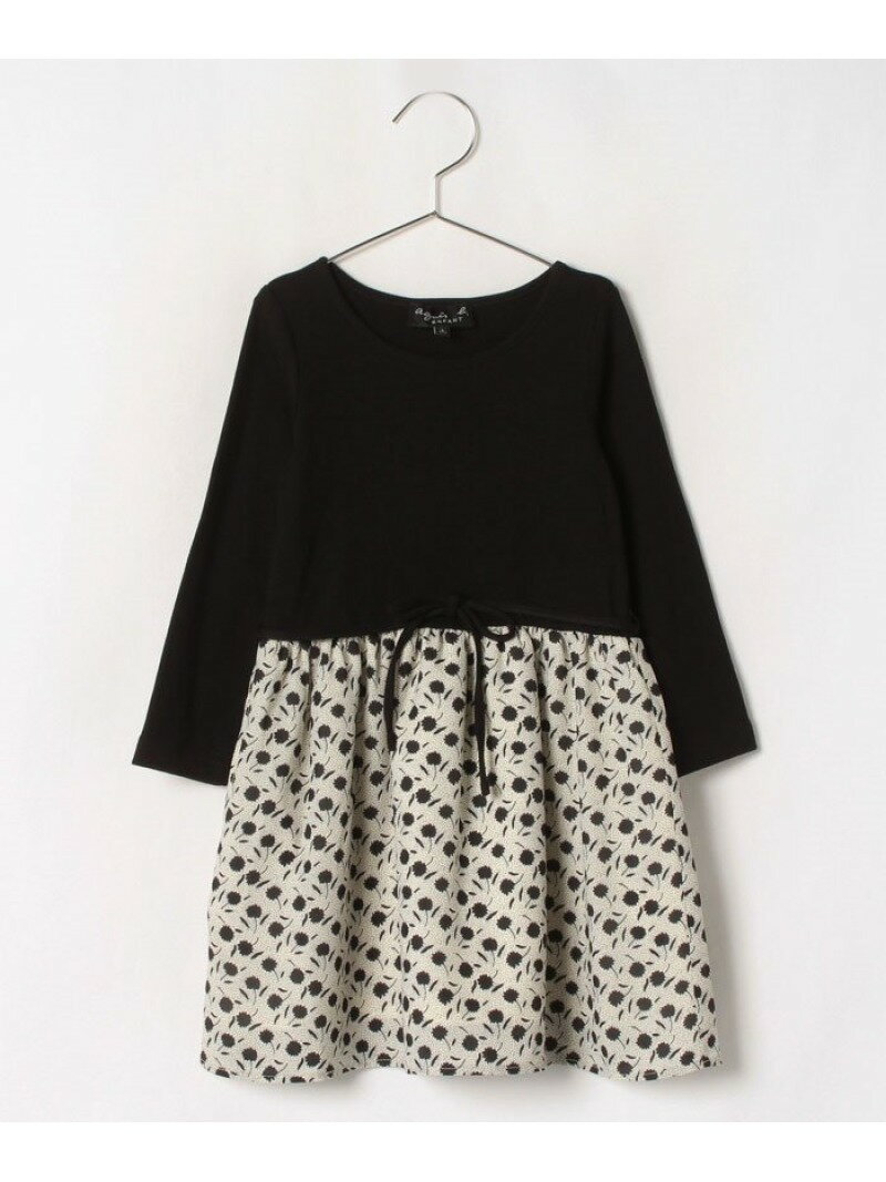 TCG1 E ROBE キッズ フラワー刺繍ドッキングワンピース - www ...